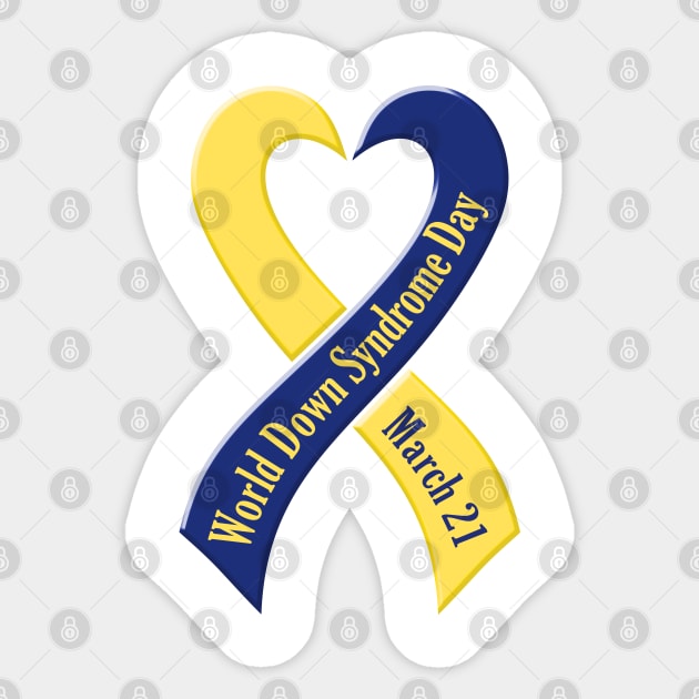 World Down Syndrome Day Sticker by A Down Syndrome Life
